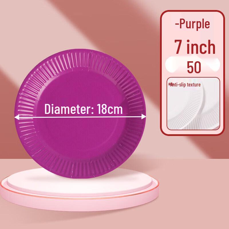 Disposable Round Paper Plates