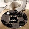 1pc Office Carpet Chair Mats Maneki-neko Cats Pattern Perfect for Decorating Office Chairs, Living Rooms, Or Bedrooms