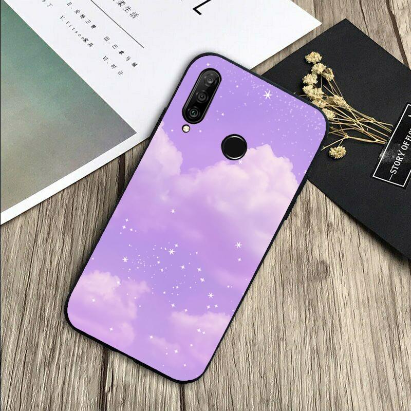 Esthétique violette Pour Huawei Nova 12s 12i 11i 7i 8i Y73 Y70 Y90 Y60 Y72 Y61 Y91 9 10 SE P30 Pro P40 Lite Coque