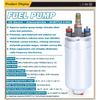LZONE - TOP QUALITY External Fuel Pump 044 OEM:0580 254 044 Poulor 300lph Come with White Pack JR-FPB044