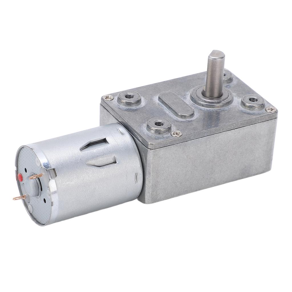 Reversible High Torque Worm Geared Motor DC 12V Reduction Motor CW CCW