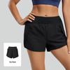 High-Waist Quick-Dry Women's Summer Yoga Shorts - Loose, Breathable & Anti-Exposure Fitness Pants for Running & Training