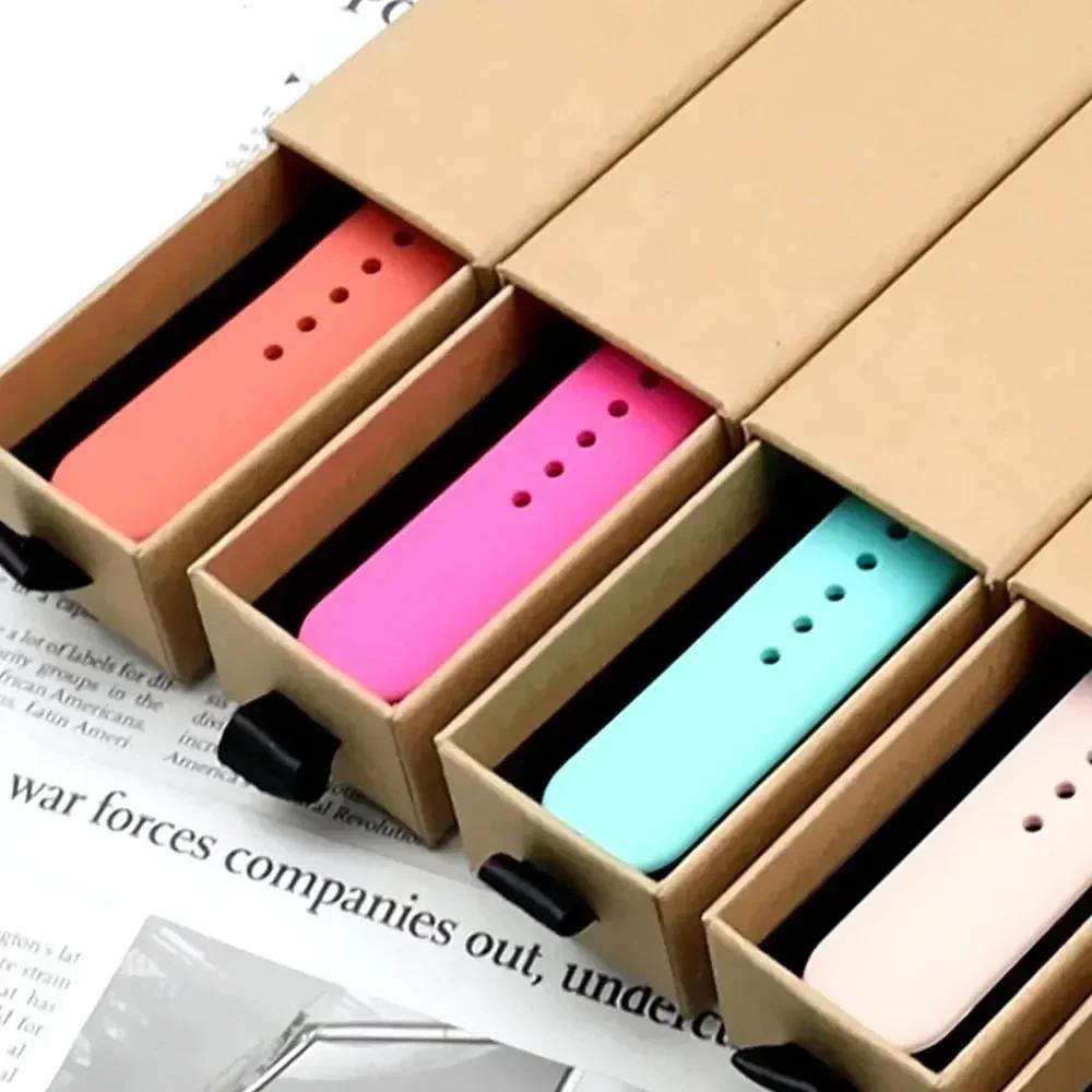 Szkło + etui + pasek do zegarka Apple Watch 44 mm 45 mm 42 mm 41 mm 40 mm 38 mm Silikonowy pasek do zegarka Bransoleta iWatch seria 8 9 7 6 5 4 3 SE