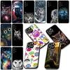 Cartoon Owl Bird Wallpaper Phone Cover for Samsung Galaxy A06 A05 A14 A50 A51 A52 A12 A13 A23 A70 A07 A25 A26 A72 A56 Case