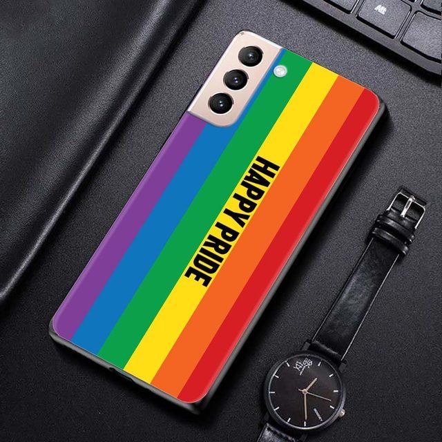 

Чохол для Samsung Galaxy S21 S20 S10 S9 S8 Plus Ultra 5g S10lite S10e S7edge S20 S21 Fe Чохол Gay Lesbian Lgbt Rainbow Pride Art For Samsung S7