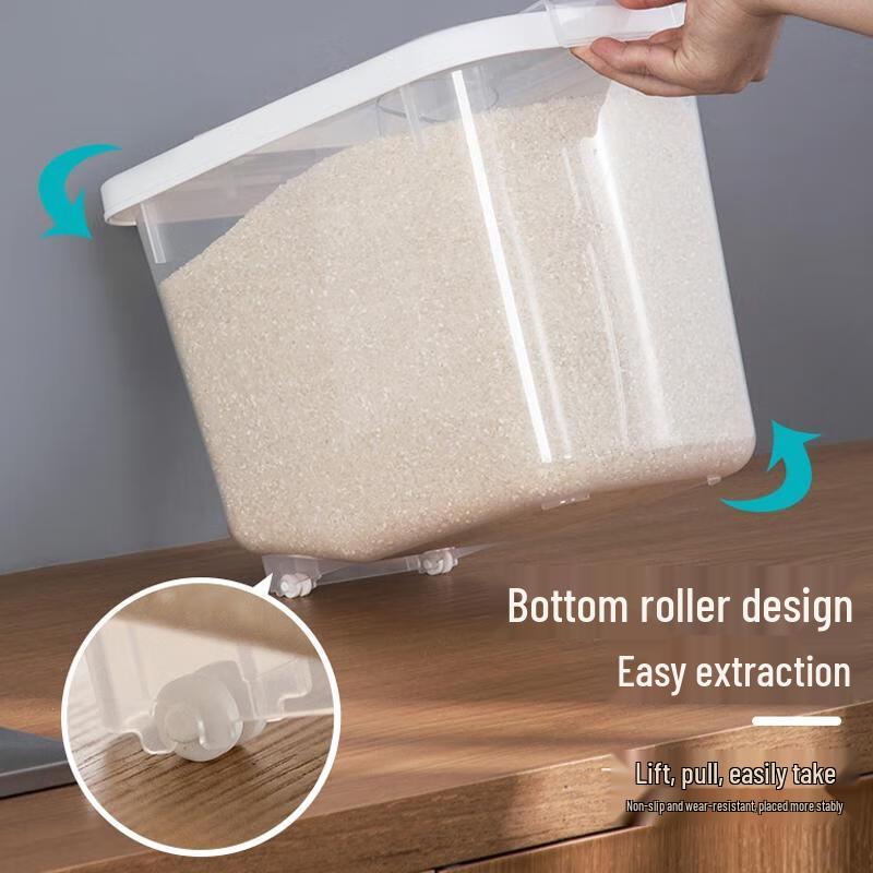 Camellia 5kg Upgraded Plastic Rice & Flour Storage Container