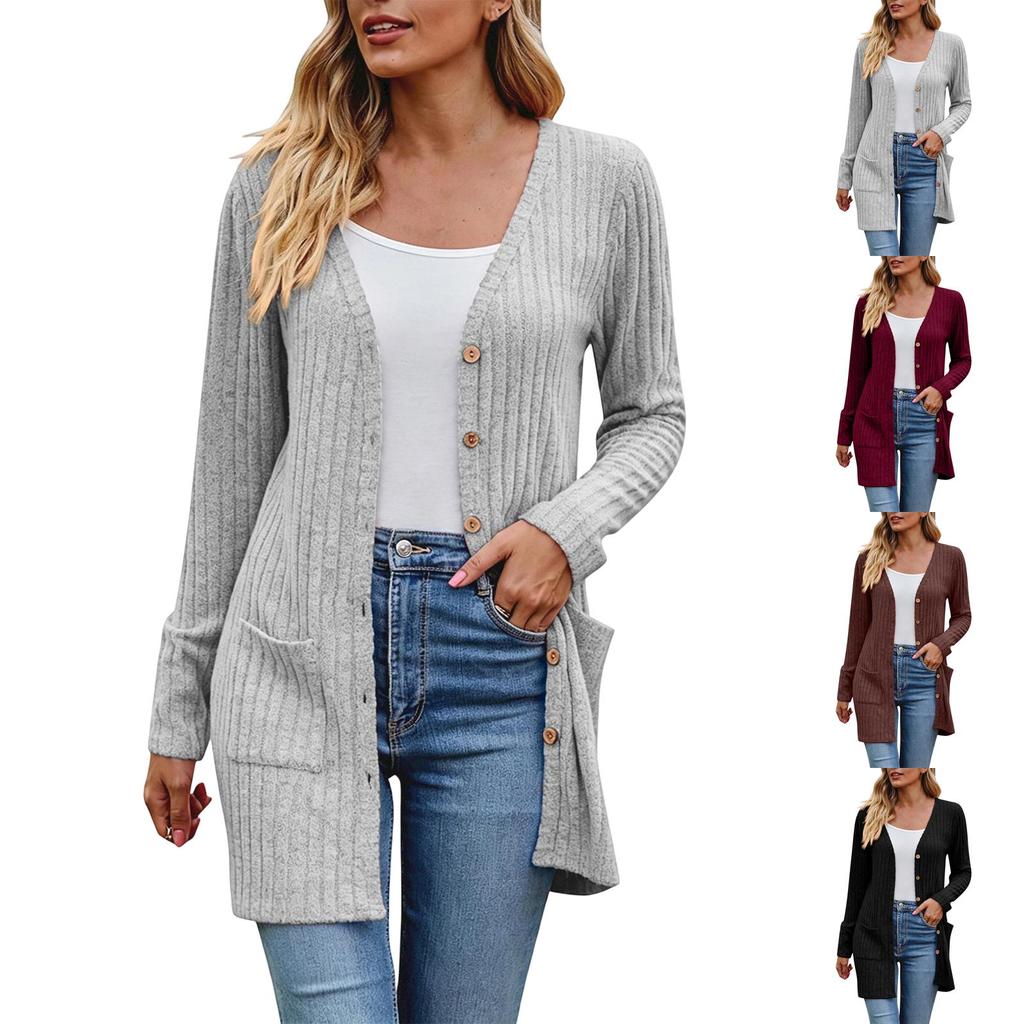 Women's V-Neck Long Sleeve Pullover Sweatshirt