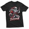 Sleigher Santa Claus Heavy Metal Christmas T-Shirt Unisex T-Shirt
