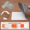 10pcs 40cmx15cm PVC Floor Stickers Self-adhesive Waterproof Thickened Wood Grain Floor Living Room DIY