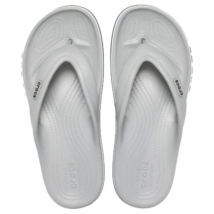 Crocs Bayaband Comfortable Simple Anti-Rubbing Flip-Flops Unisex Footwear Gray 205393-007