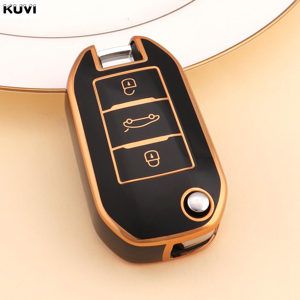 

Новый ТПУ чехол-оболочка для складного автомобильного ключа For Peugeot 208 308 408 508 2008 3008 4008 5008 For Citroen C3 C4 Cactus C6 C8 Аксессуары