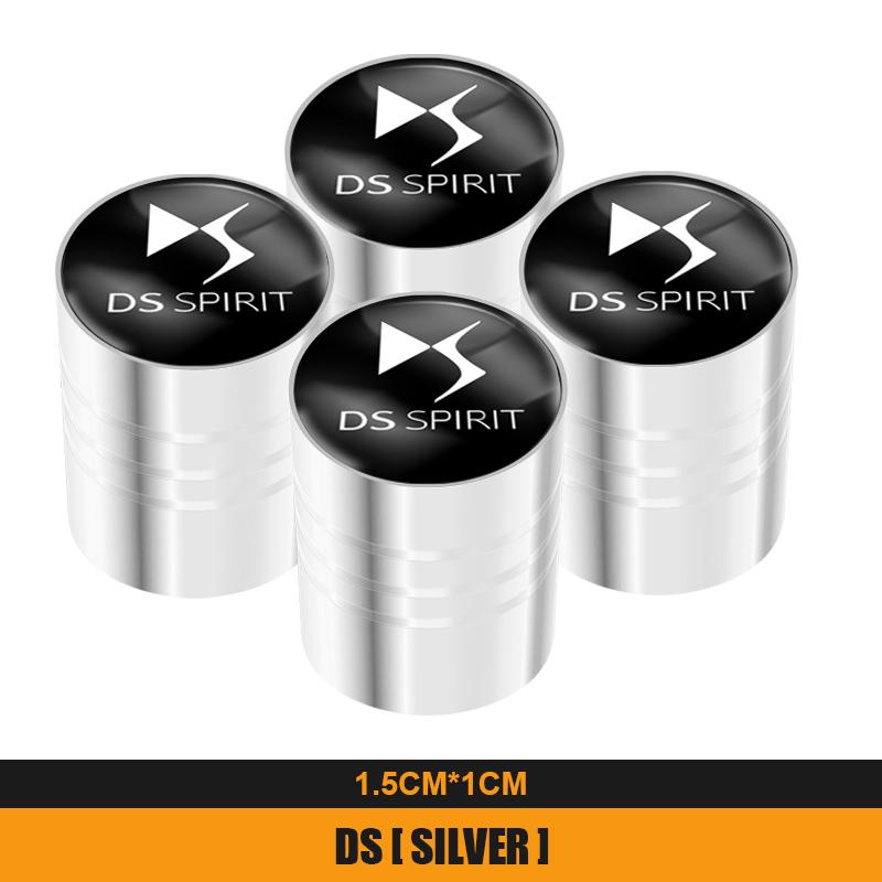 4Pcs Metal Car Wheel Tire Valves Caps Waterproof Dustproof Cover For DS SPIRIT KLSDM5 DS3 DS4 DS4S DS5 5LS DS6 DS7 DS9 WILD RUBIS