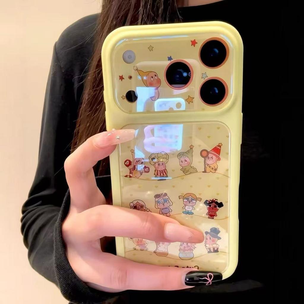 Yellow crying baby star boy mobile phone case is suitable for Apple 17 mobile phone iphone1615promax soft color second skin change