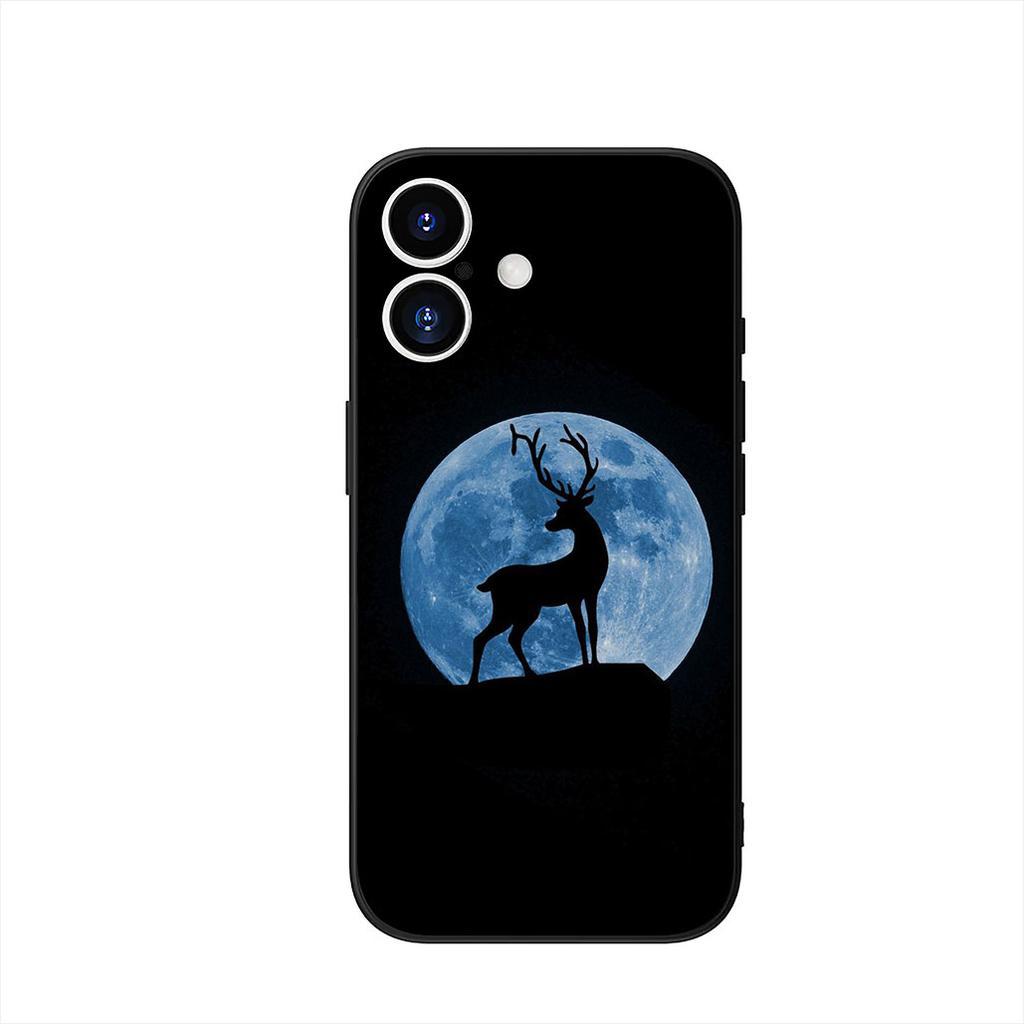 Deer Hunting Phone Cover Case for Apple iPhone 16 15 14 Plus 13 12 Mini 17 Pro Max + 16E Air 16+ ProMax Casing