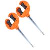 2PCS Garden Hose Guide ABS Garden Spike Roller Hose Support Stake Holder for Yard Lawn Plant Protecting