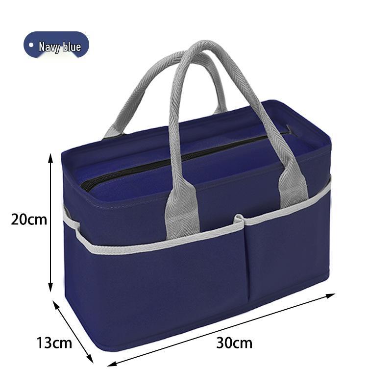 Koreanischer Stil Große Kapazität Isolierte Lunchtasche – Mehrere Taschen und Tragbar für die Arbeit oder den Außenbereich