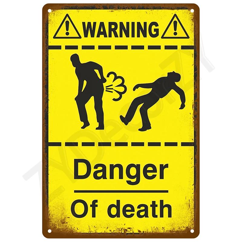 Vintage Metal Signs Plates Tin Sign Posters Man Cave Bar Retro Wall Art Mural Outdoor House Bathroom Home Room Decorations De