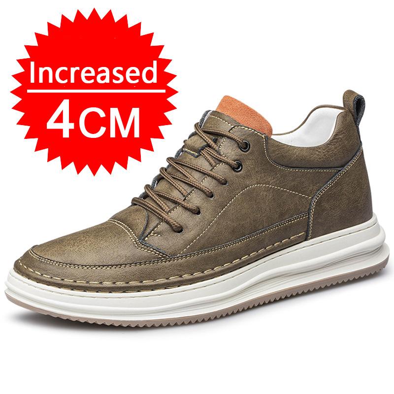 Scarpe con Rialzo COZOK Per Uomo alla Moda 4/6/8CM Aumento Altezza Interna Invisibile Outdoor Corsa Scarpe Sportive Casual Taglia 37-44