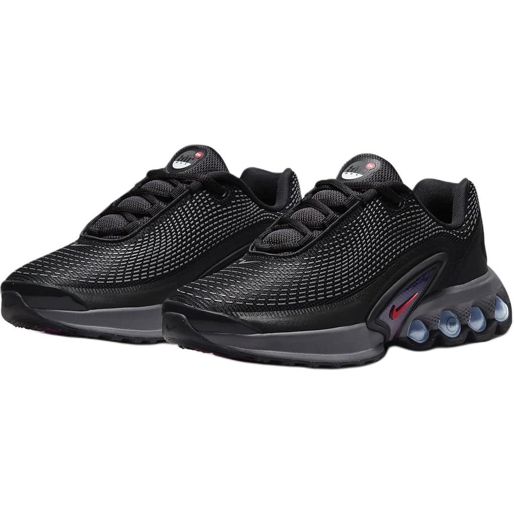 Nike Air Max DN GS Anthracite Light Crimson Kids Sneakers Black Dark-Smoke-Grey Metallic-Silver FB8987-001