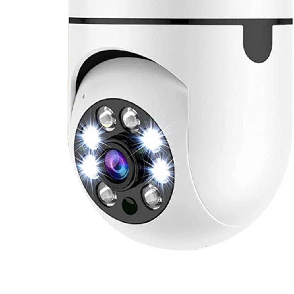 Bulb Camera HD Wireless Motion Detection Alarm Night Vision Clear Images WiFi E27 Socket Camera for