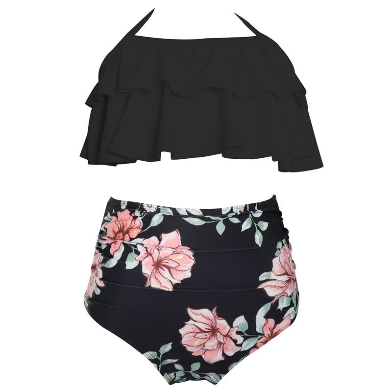 European & American High Waist Bikini - Sexy Women's One Piece Swimsuit, New Style