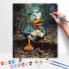 Disney Oil Painting Donald Duck Graffiti Art Handmade Diy Painting Home Decoration Gift