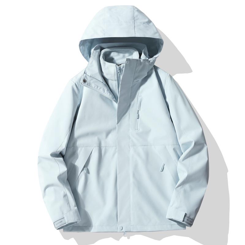 Camel Women's 3-in-1 Windproof Waterproof Mountaineering Jacket for Early Spring