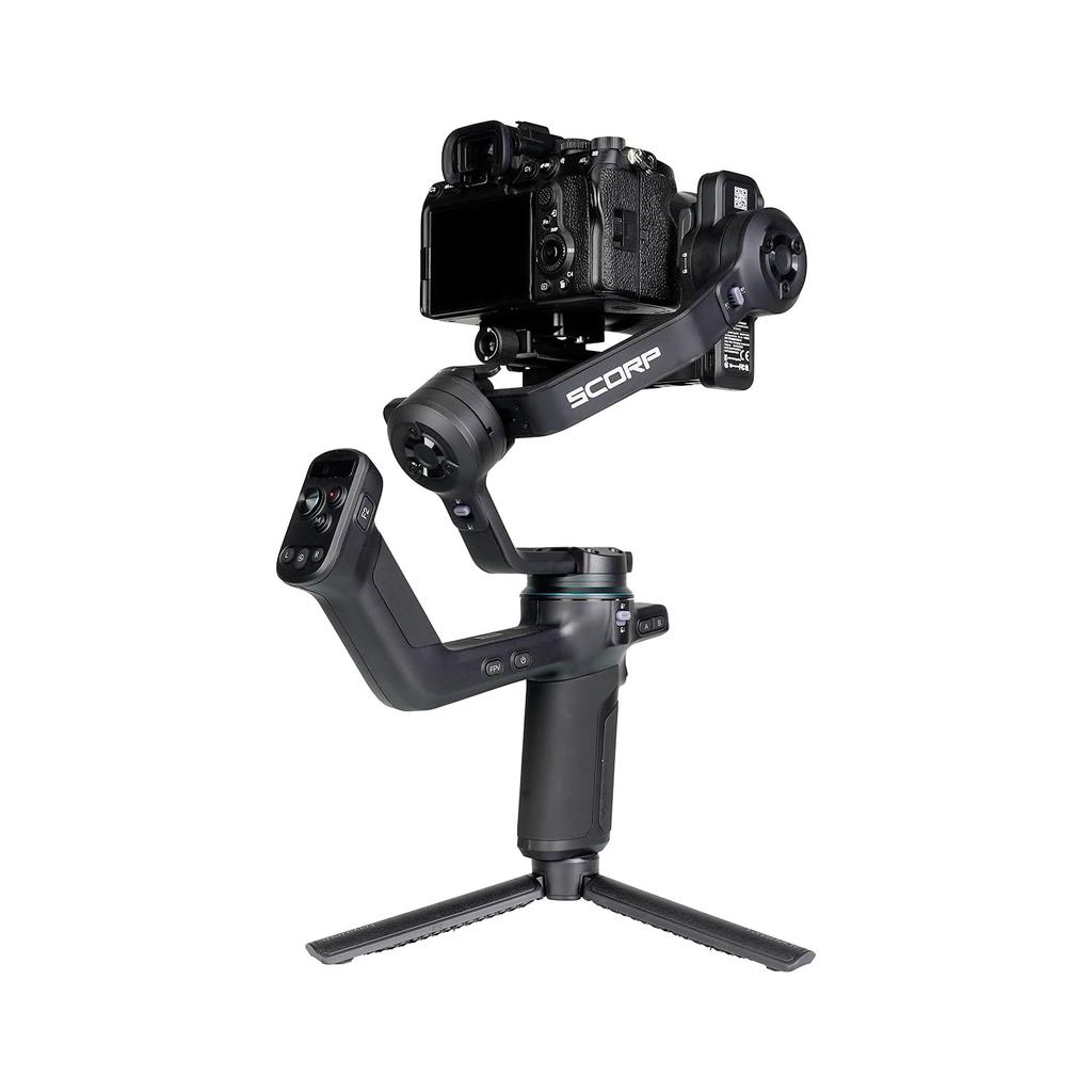 FeiyuTech Camera Gimbal Stabilizer for Compatible with and with AI Native Vertical and a Weight Capacity SCORP-C2 Stabilizer, Mirrorless/SLR Cameras,