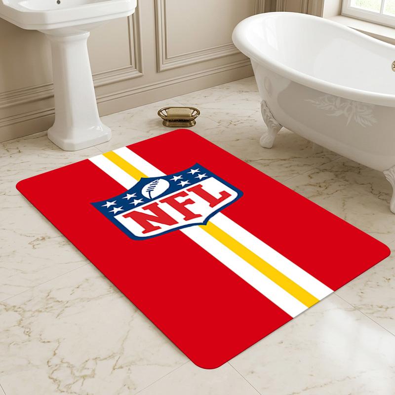 Nfl Logo Living Room Nonslip Area Rug Soft Carpet For Bedroom Game Playroom Sofa Office Home Decor Doormat Christmas Gift C102101