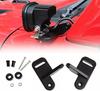 Largoods Work Light Front Assist Mounting Dual Light LED Pod Ladder Dual Light Bracket for Jeep JL JLU Sahara Rubicon Sport Set of 2 Bracket, A-Pillar