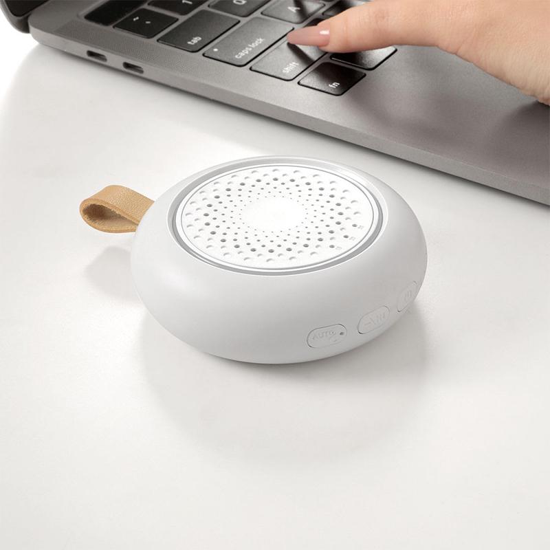 2025 Mom'S Choice Portable Sound Machine For Baby Adult, Smart Cry Detection, Bluetooth Rechargeable White Noise Machine