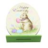 3 Sets Wood Ornaments Multicolor Easter Decorations Banner Accessories Cartoons Handy Installation Table Decor for Home Use