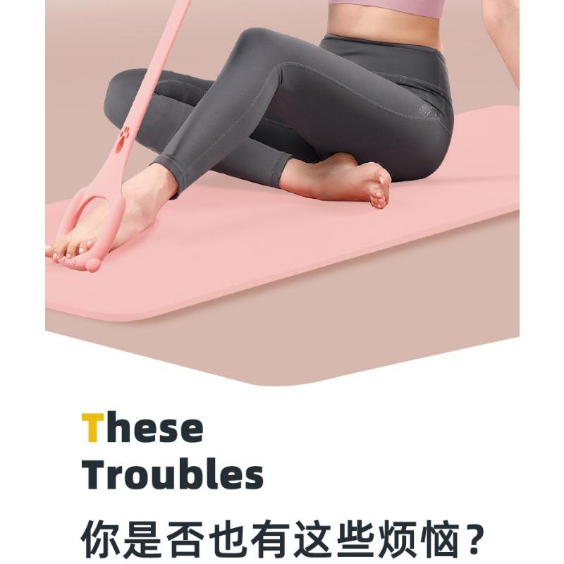 Word Thick Resistance Band For Women Back Training Fitness Home Yoga Stretch