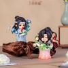Genuine Mo Dao Zu Shi Porcelain Bloom Rhythm Series Blind Box Cute Wei Wuxian Lan Wangji Figurine Mystery Box Anime Gifts Toys
