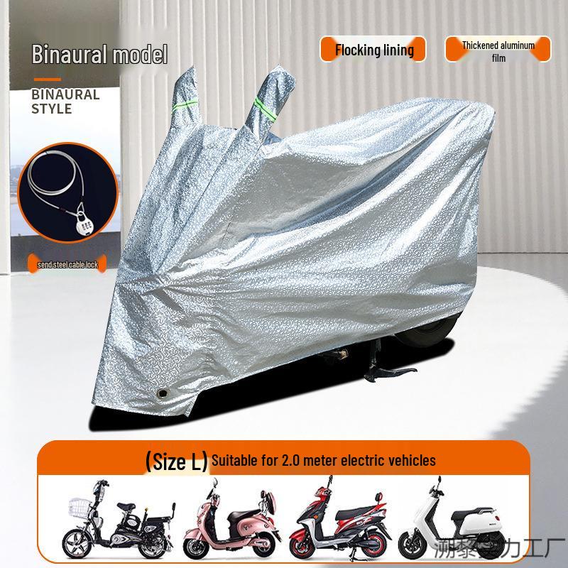 Rainproof Dustproof Electric Vehicle & Motorcycle Cover for Battery and Bicycle Cars - Special Sunscreen Protection