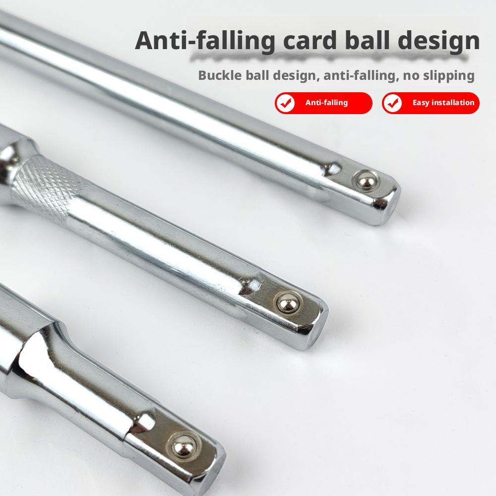 7.5/12.5 /25cm Wrench Socket Extension Rod Long Bar Steering Sleeve Connecting Rod Accessories Extension Rod