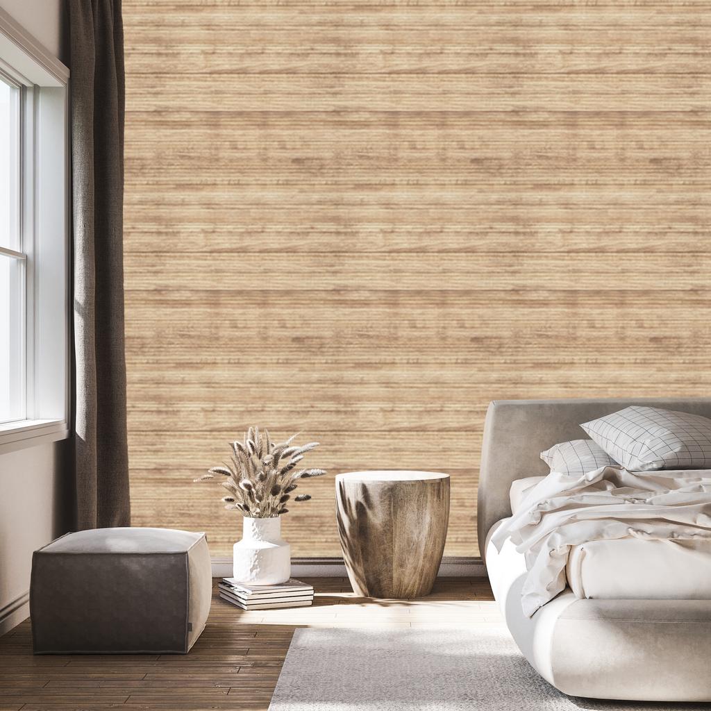 Light Wood Pattern Wallpaper for Living Room and Bedroom 50x1000