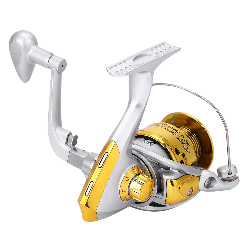 1000 7000 Saltwater Ice Fishing Spinning Reel Sea 5.5:1 Line Wheel Plastic Head(yellow SA1000)
