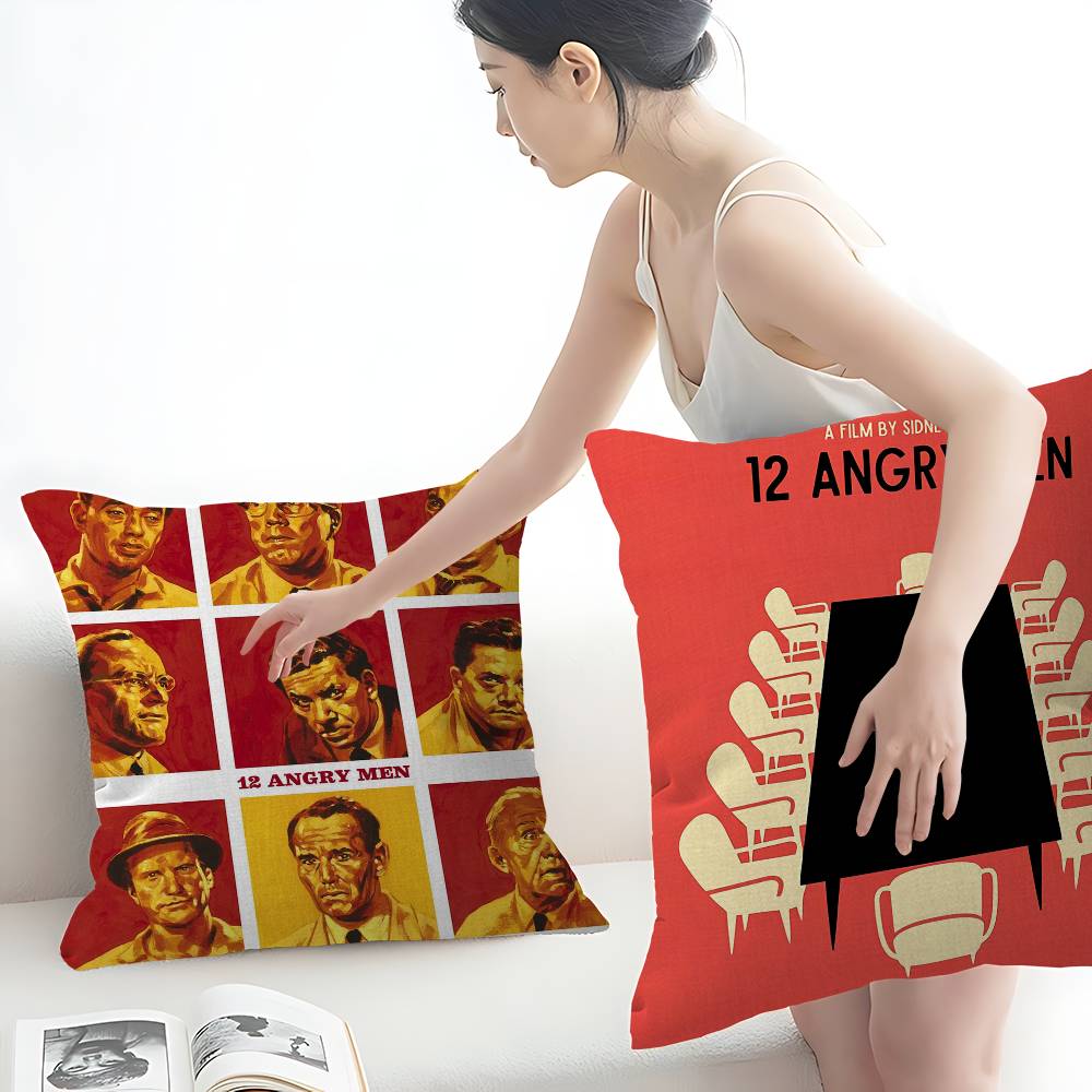 12 Angry Men Movie Stitch Lucky Dragon Pillow Cover Sofa Cushion Cover Home Room Decoration Children Gift
