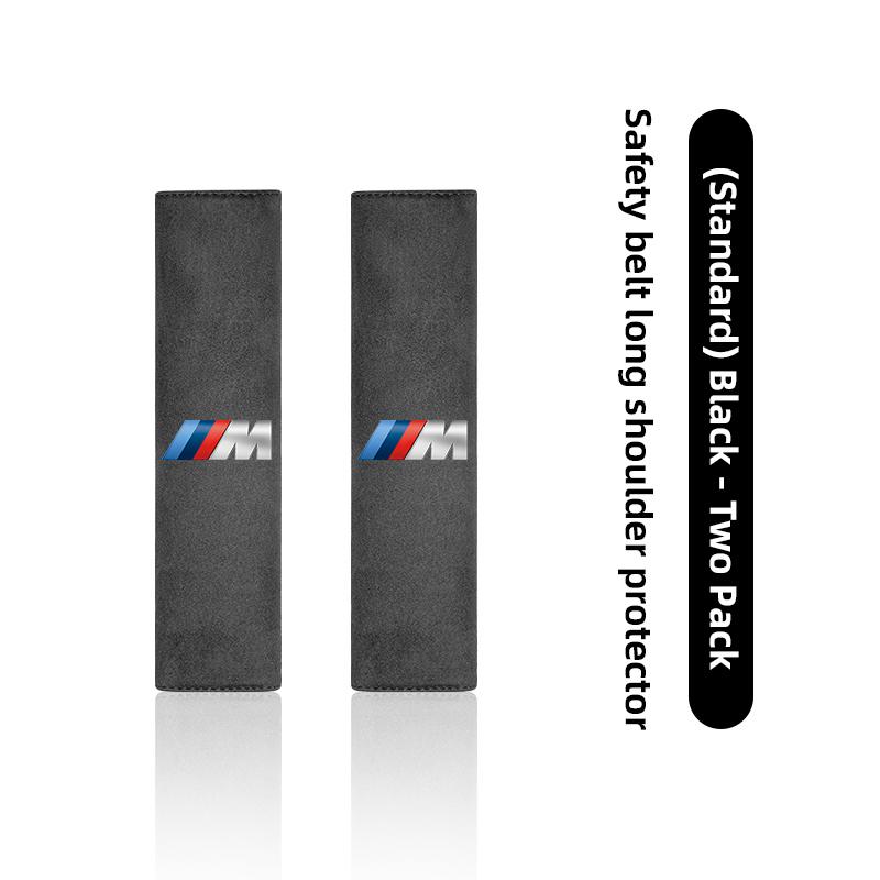 2Pcs Car Seat Belt Shoulder Protection Cover Decoration Valve Cap For BMW X1 X2 X3 X5 X4 X6 X7 iX3 F20 F10 F07 E70 E46 E90 E92 E gzjm96