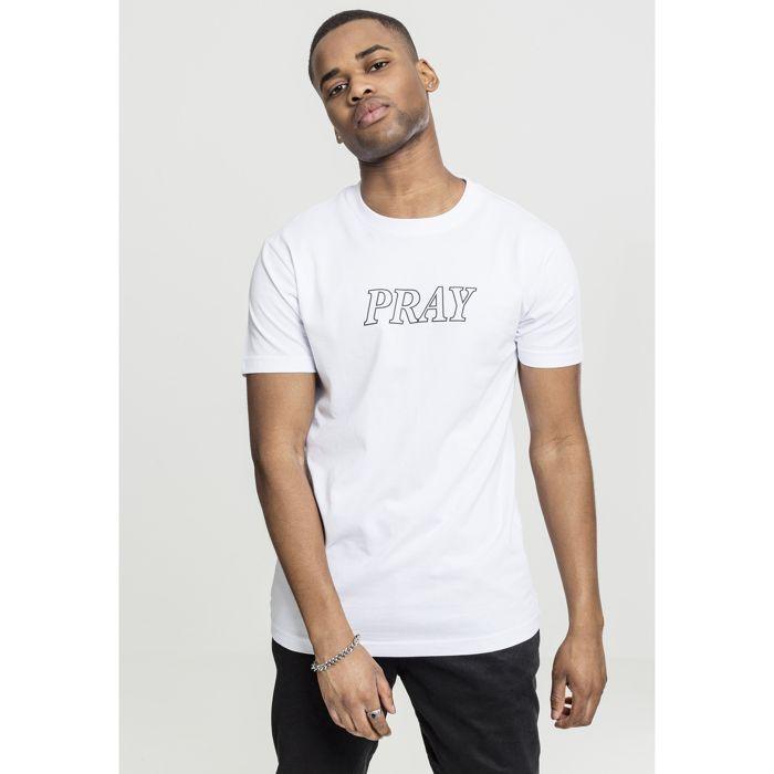 T-shirt - Mister Tee - pray hand - 100% Coton - Manches Courtes - Coupe Normale