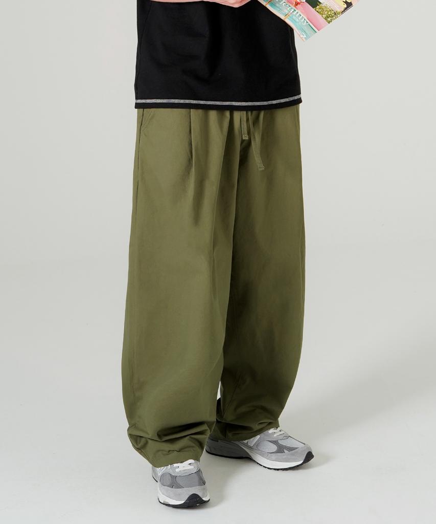 WV PROJECT Washed Cotton Balloon Pants Dusty Khaki Hslp7796