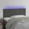 VidaXL LED Headboard Bedroom Furniture Single Bed Accessory Headboard Bed Frame Interior Dark Grey 3121369