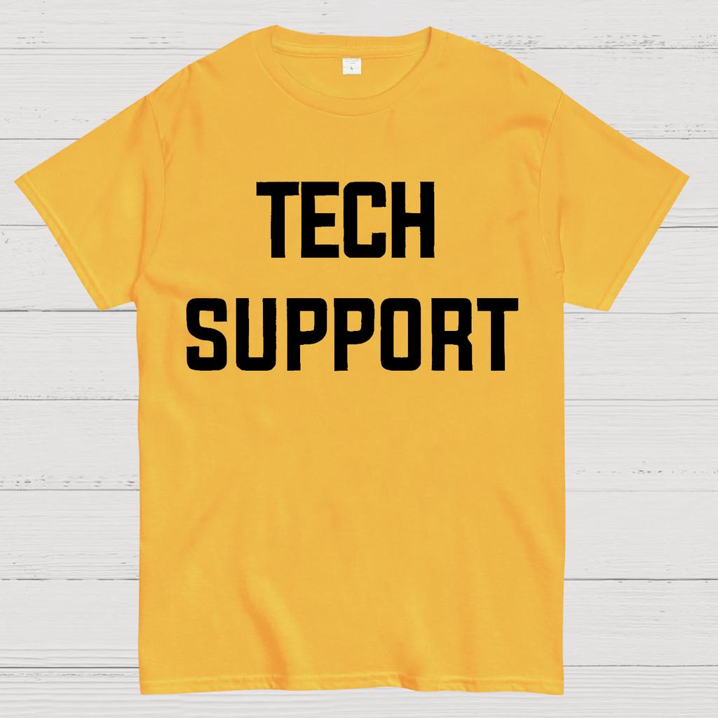 Tech Support Cotton Summer Casual Cool Loose T-Shirt