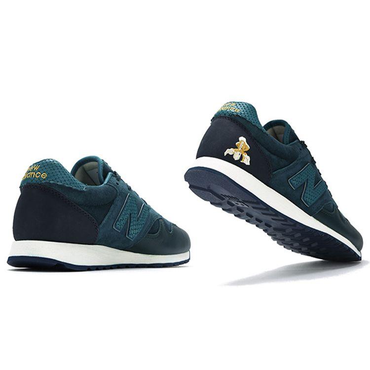 New Balance The Beast X  NB 520 Orchid Embroidery Lace-Up Low-Top Running Shoes Women Sneaker Dark-Teal WL520BN