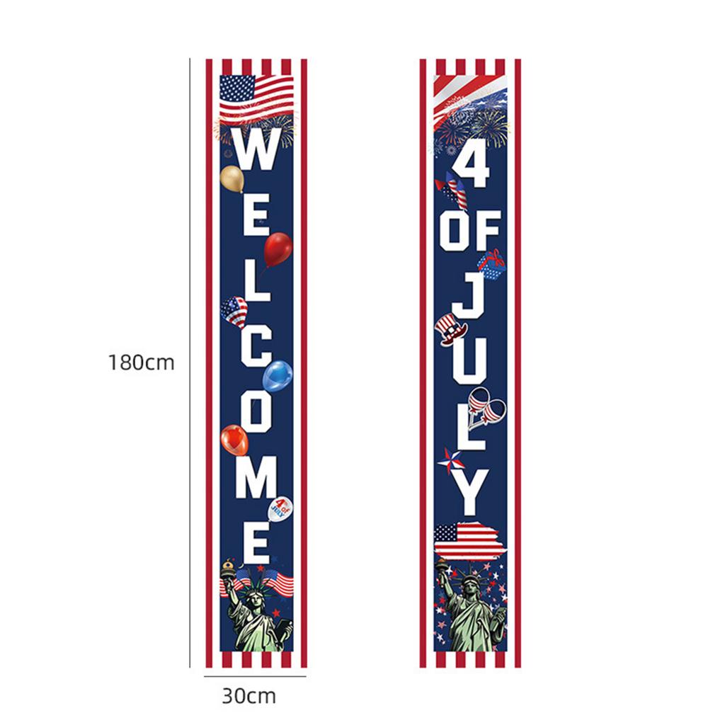 American Independence Day Flag Hanging Door Curtain Door Flag