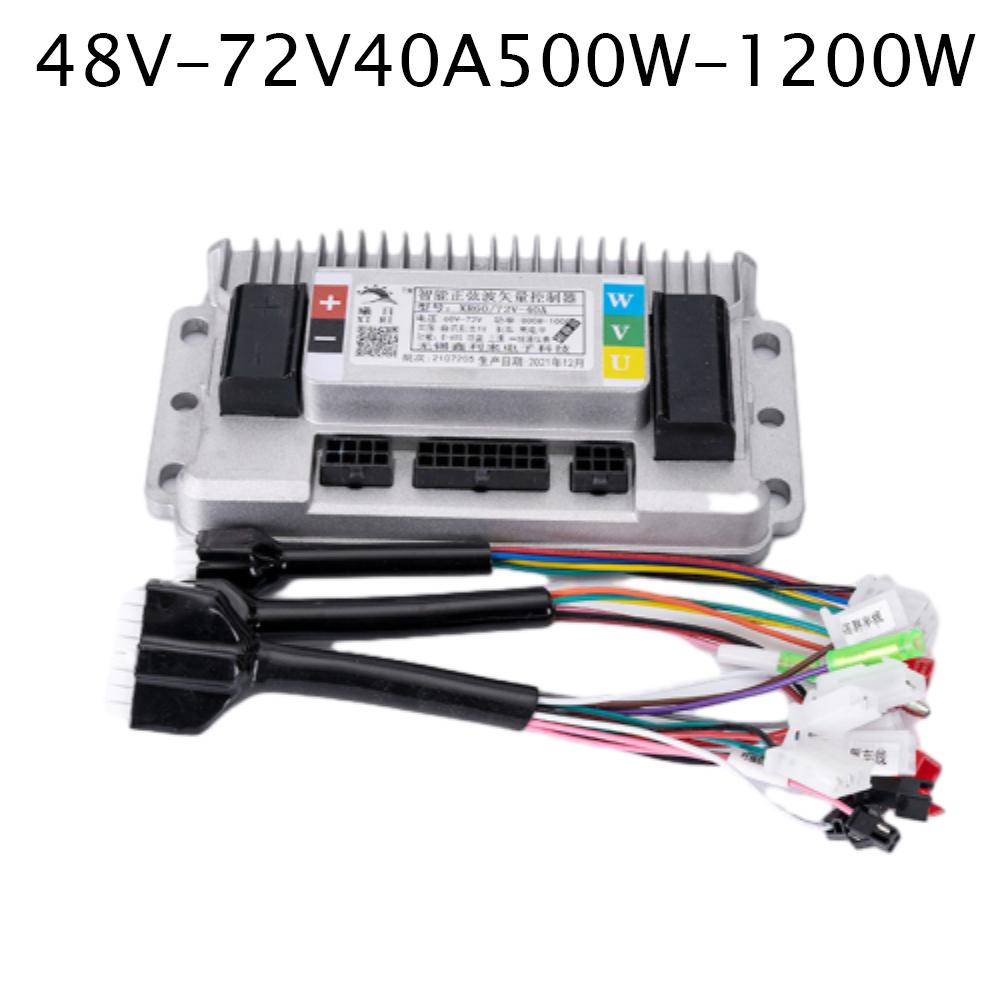 48V/60V/72V/96V Elektrofahrzeug-Controller 500W/1000W/1200W/1500W Drei-Modus Sinuswelle Bürstenloser Motor Intelligenter Controller