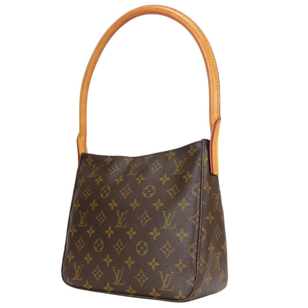 Used LOUIS VUITTON Shoulder Bag Looping MM M51146 Monogram/Nume leather Brown Shoulder
