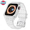 Case for Apple Watch Band 44mm 45mm 49mm 42mm 40/38 Watch Strap for Iwatch 7 8 6 5 4 SE TPU Protective Cover Silicone Bracelet