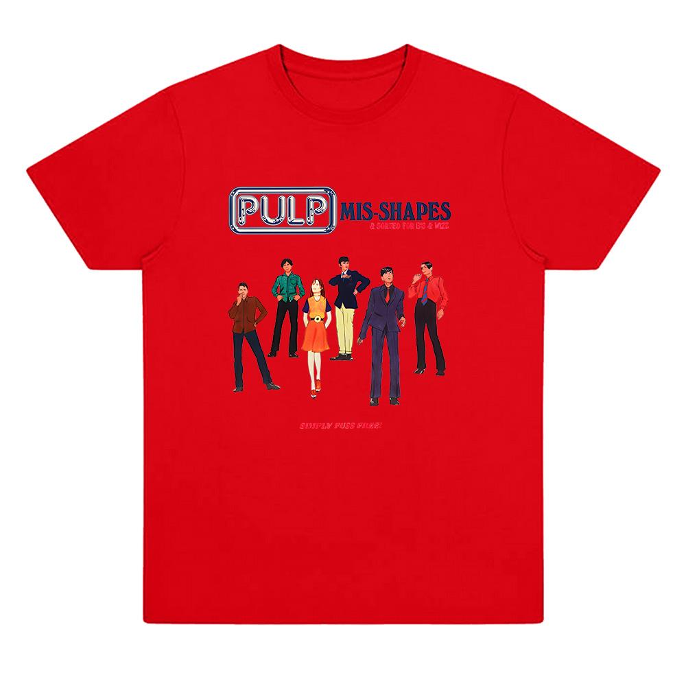 

Alternative Rock Band Pulp Live 2026 Global Tour Mercah Tshirt Unisex Women Summer Streetwear Fashion New Tee Cotton Oversized Top S